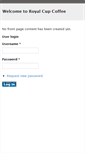 Mobile Screenshot of mobile.royalcupcoffee.com